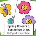 Large flowers & butterflies 0-20 