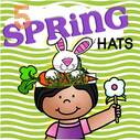Here are five hats, in color and b/w, to make and wear to celebrate Spring.