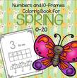 Spring numbers 1-20 coloring book. MEMBERS