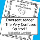 Squirrels emergent reader 