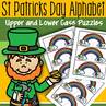 ​St. Patrick's Day full alphabet 2-piece puzzles - match upper and lower case. 