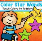 Easily teach colors with these star color wands. 11 colors.