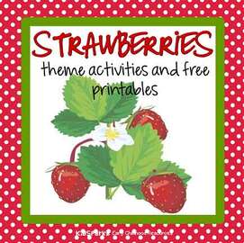 Strawberries theme activities for preschool