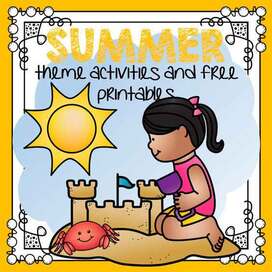 Summer theme activities for preschool and kindergarten
