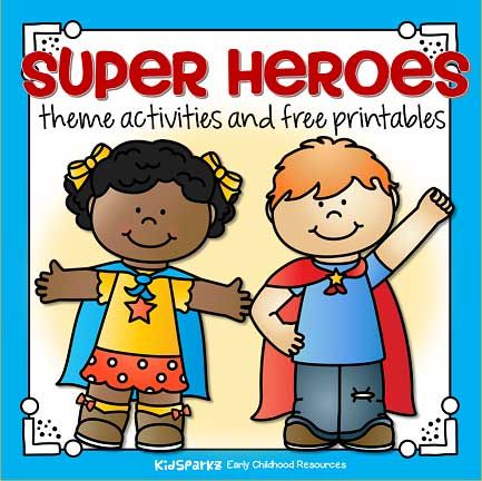 Action heroes theme activities