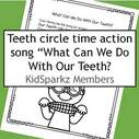 Teeth theme song. Encourages a discussion about what our teeth are used for