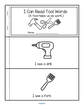 Tools booklet to make with predicable sentences.  11 tools