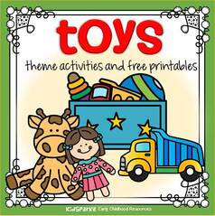 Toys theme activities and printables