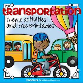 Transportation theme activities and printables