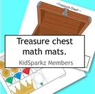 Treasure hunting math mats