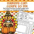 Numbers 1-20 printables showing various forms that numbers can take, for early learners. 22 pgs.