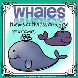Whales theme activities and printables