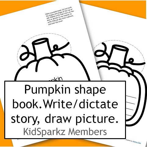 Pumpkin shape book
