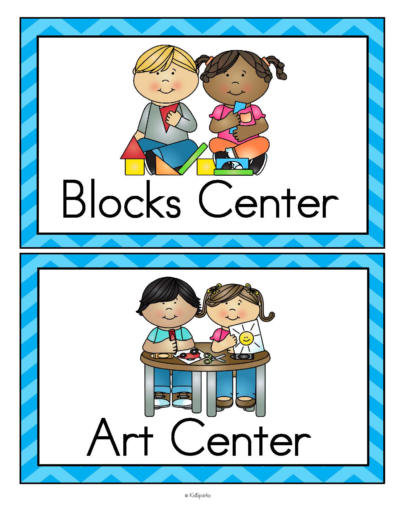 center-signs-for-preschool-prek-and-kindergarten-classrooms
