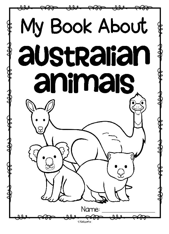 Australian Animals Coloring Pages 100 Images Activity Printables Preschool