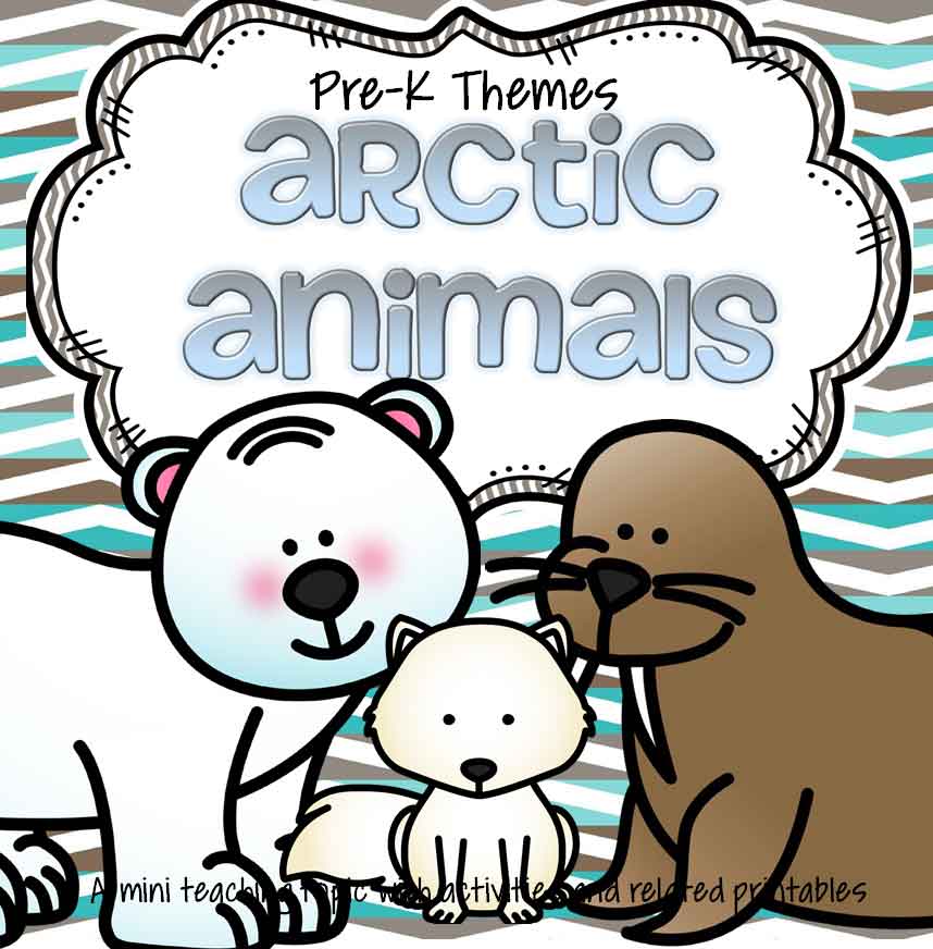 Arctic Animals Math and Literacy Activities and Centers for Preschool and  Pre-K