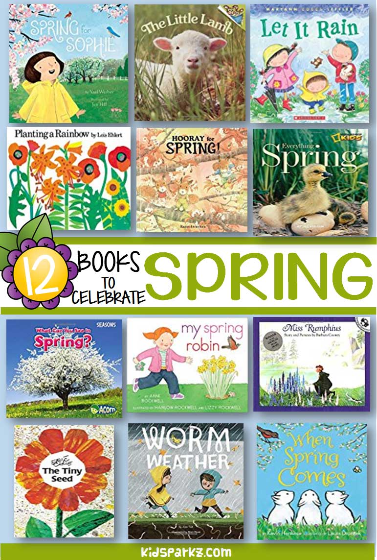 Spring books for preschool and kindergarten