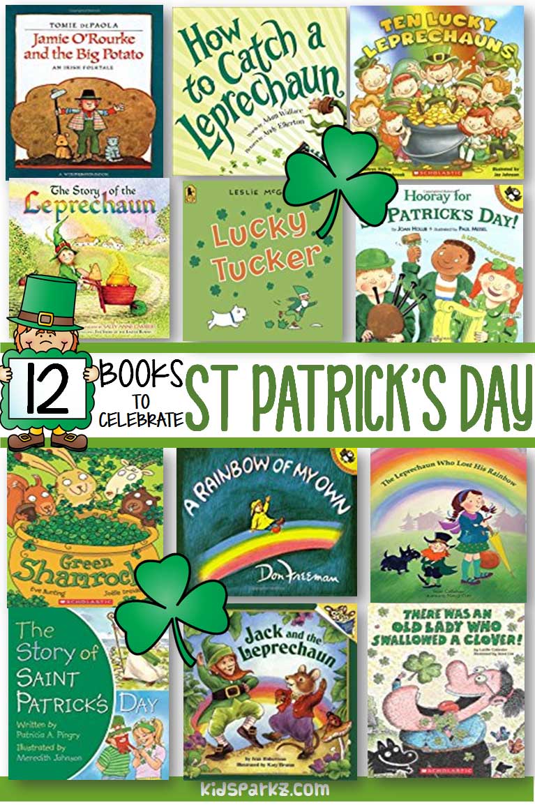 St. Patrick's Day recommended books for preschool and kindergarten