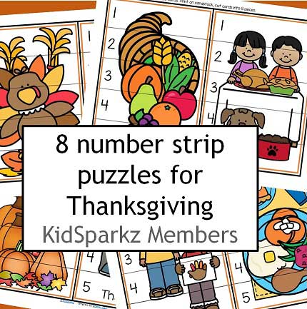 Each puzzle relates to a different Thanksgiving talking point.