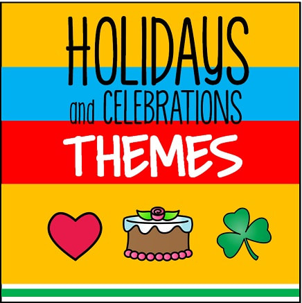 List of holiday themes for preschool at KidSparkz.com